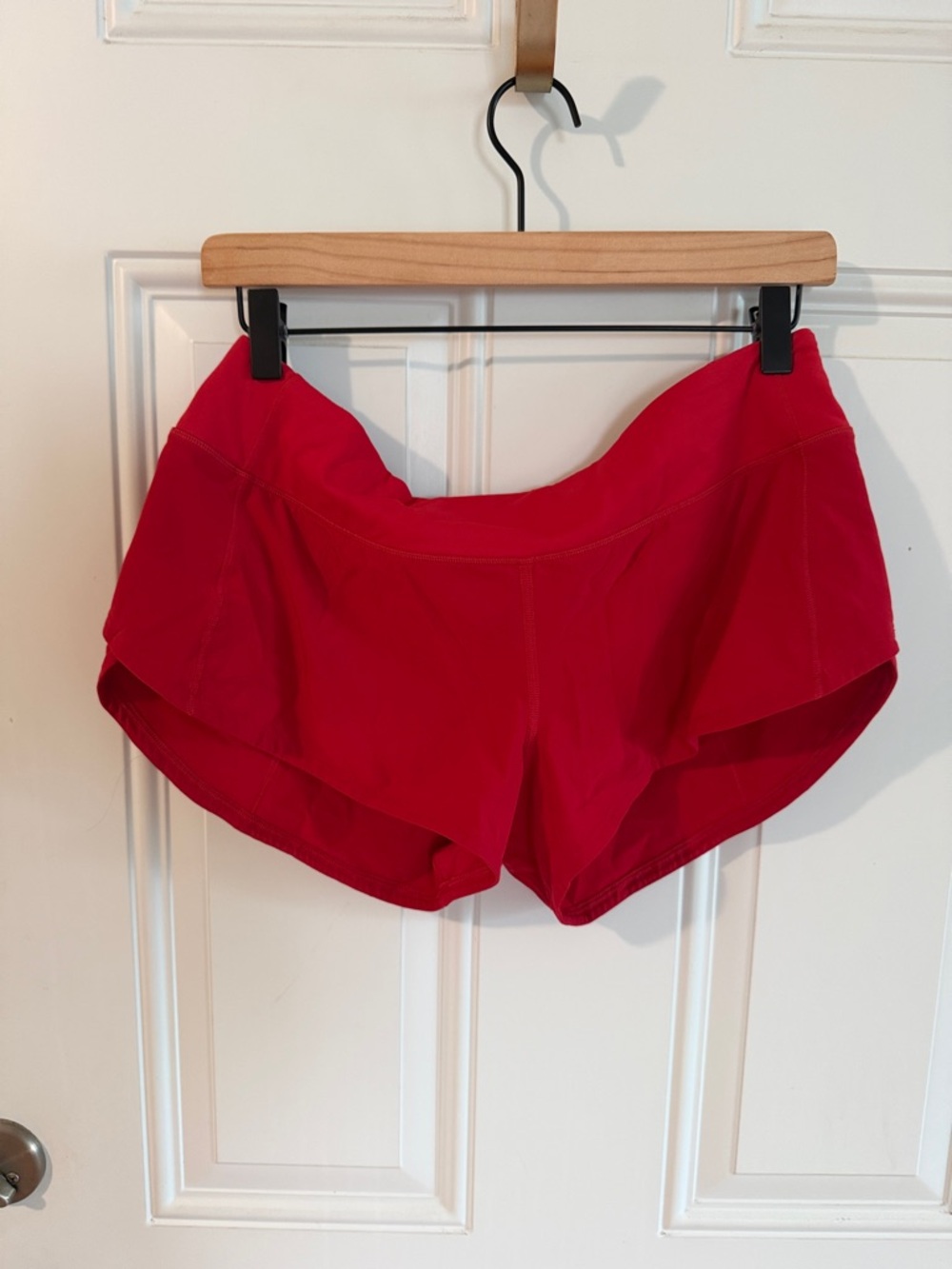 Red Women's Athletic Shorts - Brand: